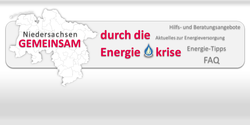 Logo: Niedersachsen - Gemeinsam durch die Energiekrise