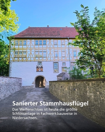 Sanierter Stammhausflügel