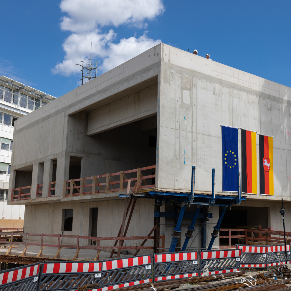 Rohbau der Polizeidirektion Hannover